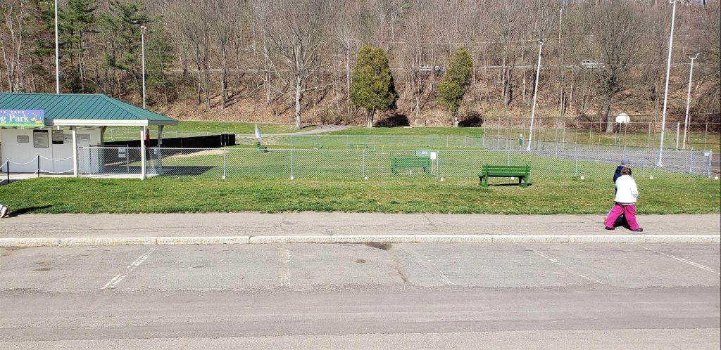 Village of Painted Post Craig Park Dog Park Small Dog area April 11, 2020